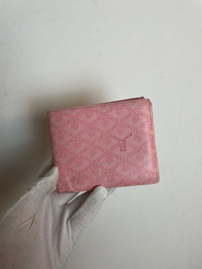 Goyard pink bifold retail 1050+ hand painted version