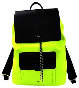 Dior homme yellow backpack