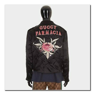 Gucci Technical acetate biker jacket sz M